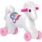 Dolu Unicorn Sallanan Tekerlekli At