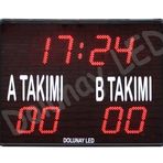Dolunay Led 120x100 cm Futbol Skorbordu