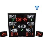 Dolunay Led Çok Amaçlı Okul Tipi Skorbord 110 cm x 120 cm