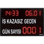 Dolunay LED Kazasız İş Günü Tabelası 65 x 100 cm