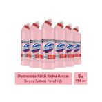 Domestos Beyaz Sabun Ferahlığı 6x750 ml Çamaşır Suyu