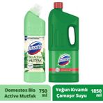 Domestos Çamaşır Suyu Bio Active Mutfak Maksimum Hijyen 750 ml + Domestos Çam Ferahlığı 1850ML