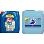 Domestos Okyanus Ferahlığı 3.2 Litre + Pril Sıvı Bulaşık Deterjanı 4 kg 2'li Set - 3,2 lt