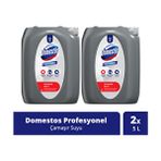 Domestos Profesyonel Konsantre Çamaşır Suyu 5 L X2 Güçlü Temizlik ve Hijyen Sağlar - 5 lt