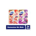 Domestos Tuvalet Bloğu Aroma Lux Yıldız Çiçeği Ejder Meyvesi 100g Hibiskus Kırmızı Meyveler 100g
