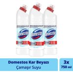 Domestos Yoğun Kıvamlı Çamaşır Suyu Kar Beyazı 750 ml X3 - 2,25 lt