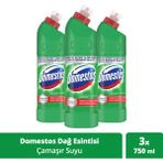 Domestos Yoğun Kıvamlı Çamaşır Suyu Maksimum Hijyen Dağ Esintisi 750 mlX3
