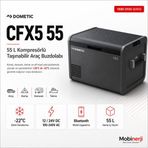 Dometic CFX5 55 Kompresörlü Araç Buzdolabı 55L (220V AC / 12-24V DC)