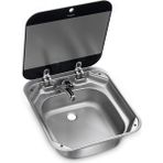 Dometic SNG4244 Cam Kapaklı Kare Karavan Lavabo Eviye