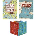 Domingo Yayınevi Atlas Etkinlik Kitabi + Atlas + Yeralti Sualti=(3 Kitap)