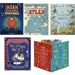 Domingo Yayınevi Insan Vucut Tiyatrosu+Atlas+Turlerin Kokeni+Illuzyon Okulu+Yer Alti Su Alti=(5kitap)