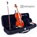 Dominguez DVR12CRG Gül Keman - 1/2 (Eğitim - Parlak Seri) | Gül Ağacı Klavye ve Burgular, Parlak Cila (High Gloss), Çocuklar Için Ideal Akustik Yapı | Uyum: 1/2 (Yarım Boy) Keman