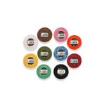 domino Koton Perle 8gr No:8 Nakış Ipliği Kanaviçe Panch Ipi - Set 10 Lu