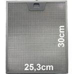Dominox Davlumbaz Filtresi 253x300 Aspiratör Tel Filtre Ön Kısım Tek Tırnak, Arka Kısım Tırnaksız
