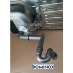 Dominox Dmn 14 Evye İçin Süzgeçli Çıkış Ayarlı Sifon Takımı