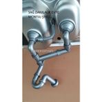 Dominox Dominox Blanco Ukinox 1,5 Göz Evye Sifon Takımı - Gri