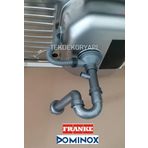 Dominox Franke Evye Sifon Takımı Kare Taşmalı