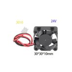 domiRobot 24V DC 3010 Fırçasız Axial Fan -XH2 Konektör L.10cm
