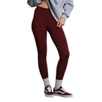 Domoda Ekstra Yüksek Bel Toparlayıcı Karyoka Dikişli Kışlık içi Polar Push up Kadın Tayt @Simena Bordo M