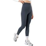 Domoda Füme Karyoka Dikiş Detaylı Toparlayıcı Sportif Detaylı Ekstra Esnek Kadın Tayt @amazon
