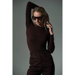 Domoda Örme Soft Touch Premium Bisiklet Yaka Uzun Kol Bluz @Sorbe