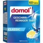 Domol Bulaşık Makinesi Deterjanı 60 Adet Cam Koruyucu Temizleme Etkili Classic