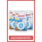 DOMOL Kokusuz Buzdolabı Deodorantı Kartuş Ve Karbon Filtre 40 gr. X3 Adet