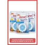 Domol Kokusuz Buzdolabı Deodorantı Kartuş ve Karbon Filtre 40 Gr X3 Asma Koku ile Uzun Süreli Temizlik