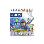 doms Brush Pen Fırça Uçlu Keçeli Kalem 14'lü Super Soft Tip 8137