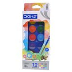 Doms Doms Sulu Boya 12 Renk 23mm Çap 7427