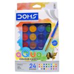 Doms Doms Sulu Boya 24 Renk 23mm Çap 7428
