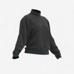 Domyos Kadın Fitness/kardiyo Uzun Kollu Sweatshirt - Siyah - 120