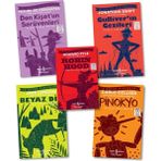 Don Kişot'un Serüvenleri - Gulliver'in Gezileri - Beyaz Diş - Pinokyo - Robin Hood - 5 Kitap