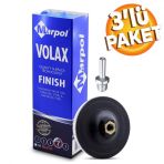 Don Yağı Mavi Katı Cila Polisaj Parlatma Metal 1 Kg + Polisaj Keçesi 115 Mm + Matkap Aparatı M14