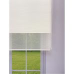 Donatti Perde Luna Serisi Beyaz Tül Beyaz Stor Perde %100 Blackout, Çift Mekanizmalı, Kolay Montaj - 40 x 200 cm