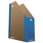 DONAU LIFE 3550001FSC-10 ayaklı klasör, arşiv kutusu, karton, mavi, 500 sayfaya kadar, ofis, okul ve ev için, A4 formatında belgeleri saklamak için, dergilerin arşivlenmesi için