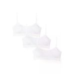 Dondeza 3020041901200 3'lü Paket Ip Askılı Pedli Düz Büstiyer