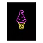 Dondurma Pleksi Neon Tabela