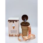 Dondurma Şeklinde Pipetli 500 ml Kahverengi Matara - Kahve Rengi
