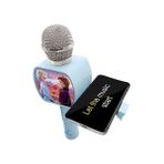 Dondurulmuş 2 Anna Olaf Ses Değiştirme Fonksiyonlu Bluetooth Mikrofon, Telefon Kılıfı Dahil, Dahili Hoparlör, Mavi, MIC240FZ - standart