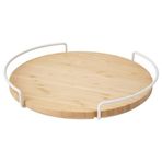 Dönen tabla, bambu, 28 cm