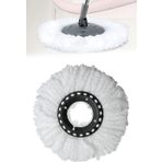 Döner Başlıklı Yedek Mop Bez Vileda Yedek Paspas Mikrofiber Mop Ucu (2)