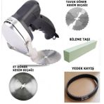 Döner Kesme Makinası Elektirikli+Yedek Tavuk Döner Kesme Bıçağı+Yedek Kayış+Bileme Taşı-Rdc