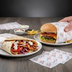 Döner ve Hamburger Poşeti, 19x19 cm, 10 Mikron, 5 KG Ekonomik Paket, 1000 Adet