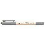Dong-A Calligrafico Brush Twin Kalem Dark Grey