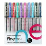 Dong-A Fine-Tech 0.3 mm. İğne Uçlu Kalem 10 Renk Set