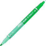 Dong-A My Color 2tone Çift Uçlu Keçeli Kalem Emerald Green-Green 53/07 - Renkli