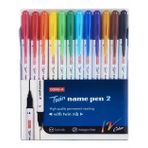 Dong-A Twin Name Pen 2 Çift Yönlü 12 Renk Kalem