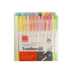 Dong-A Twinliner Çift Taraflı 24’lü Fosforlu Kalem Seti