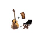 Donizetti Dekoratif Ahşap Gitar Stant Özel Tasarım + Ayak Standı + Kişiye Özel Ahşap Pena Kutusu Ve Pena